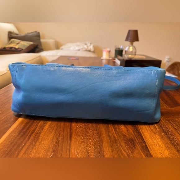 Longchamp Blue Leather 3-D shoulder bag 3D - Picture 3 of 10